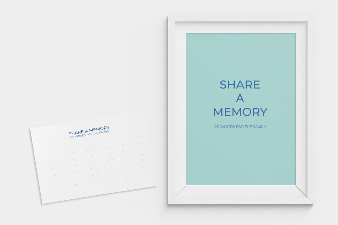 Capture recuerdos sinceros con nuestra tarjeta imprimible Share-a-Memory y firme 1008