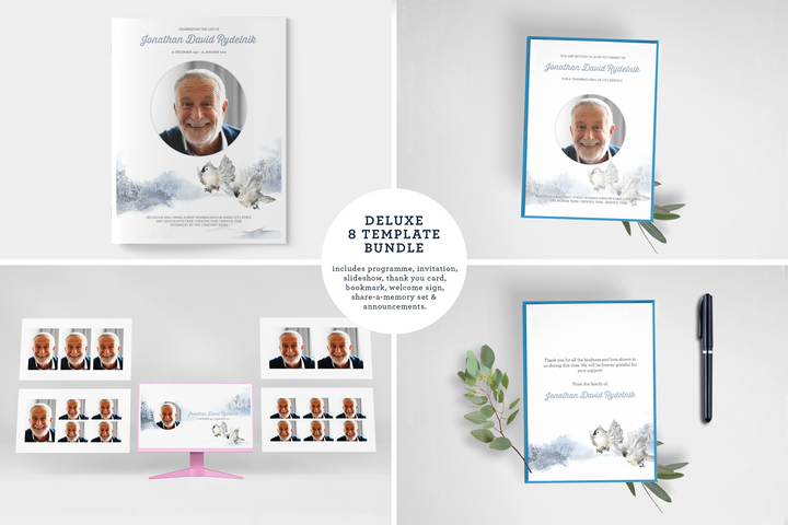 Gold Commercial License Funeral Template Package