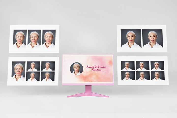 Pink Cloud Slideshow Template