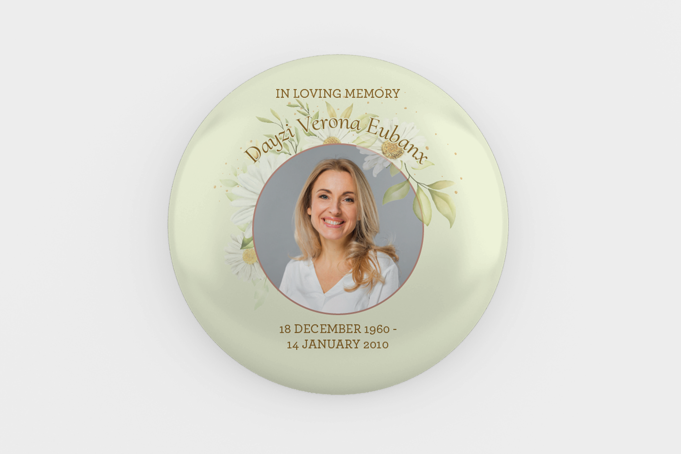 Awakening Memorial Button Pins | Funeral Program Site