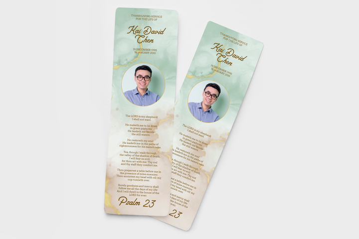 Marcador funerario personalizable - Recuerdo de tributo personalizado 1011