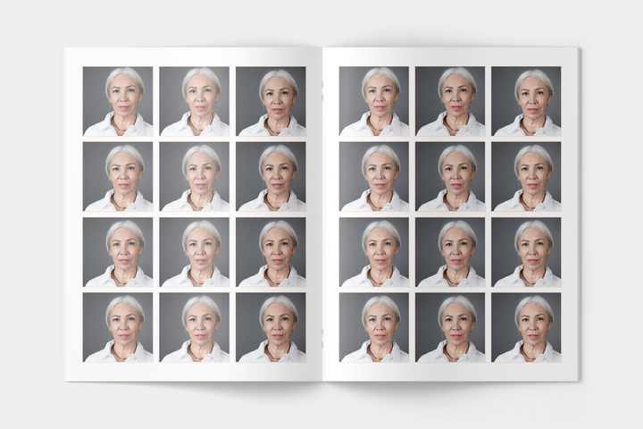 Crea un bellissimo tributo con il nostro modello digitale per un grande programma funebre di 8 pagine 1005